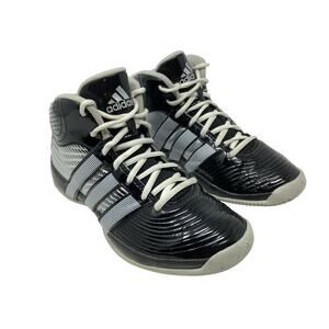Mens Adidas Commander TD4 Q33400 Size 6 Basketball Shoes Black and Silver